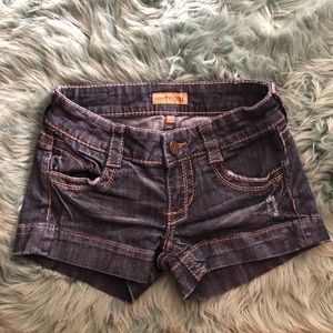 Distressed Jean Shorts
